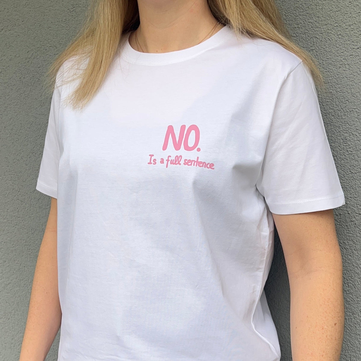 T-Shirt Weiß: mit Aufdruck