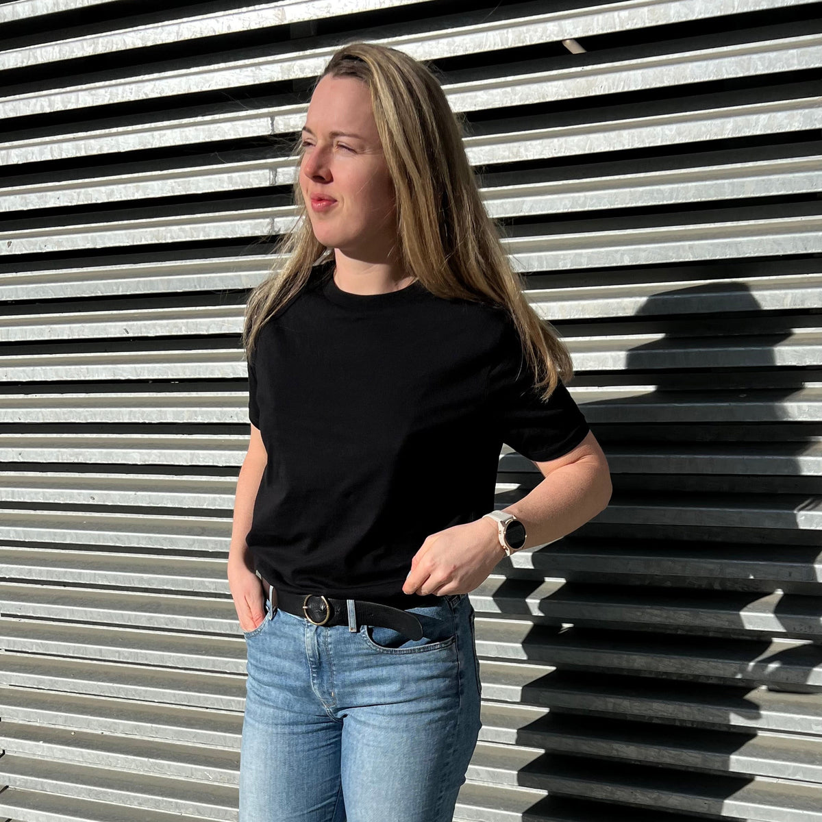 T-Shirt Schwarz: unbedruckt