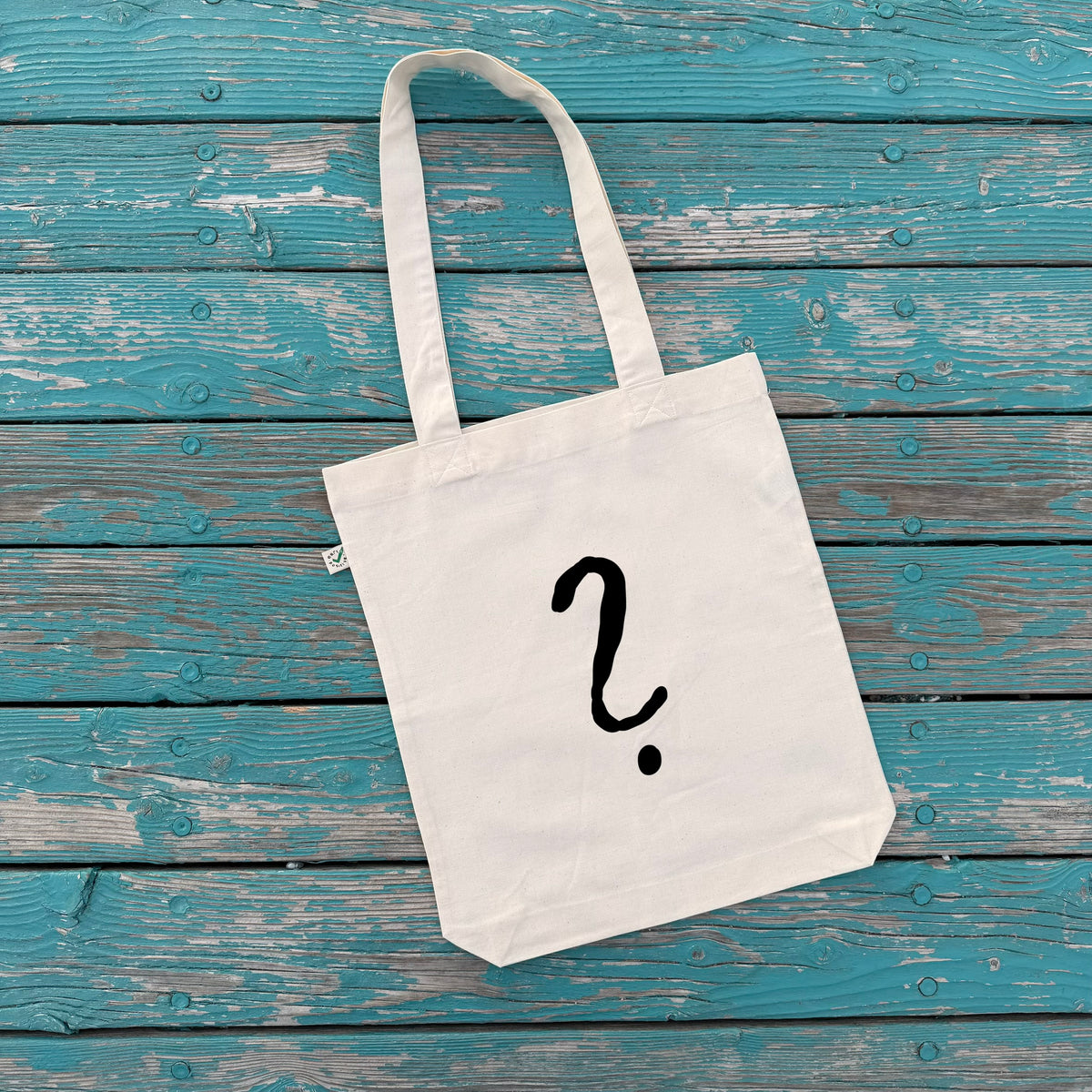 Tasche natur: mit Aufdruck