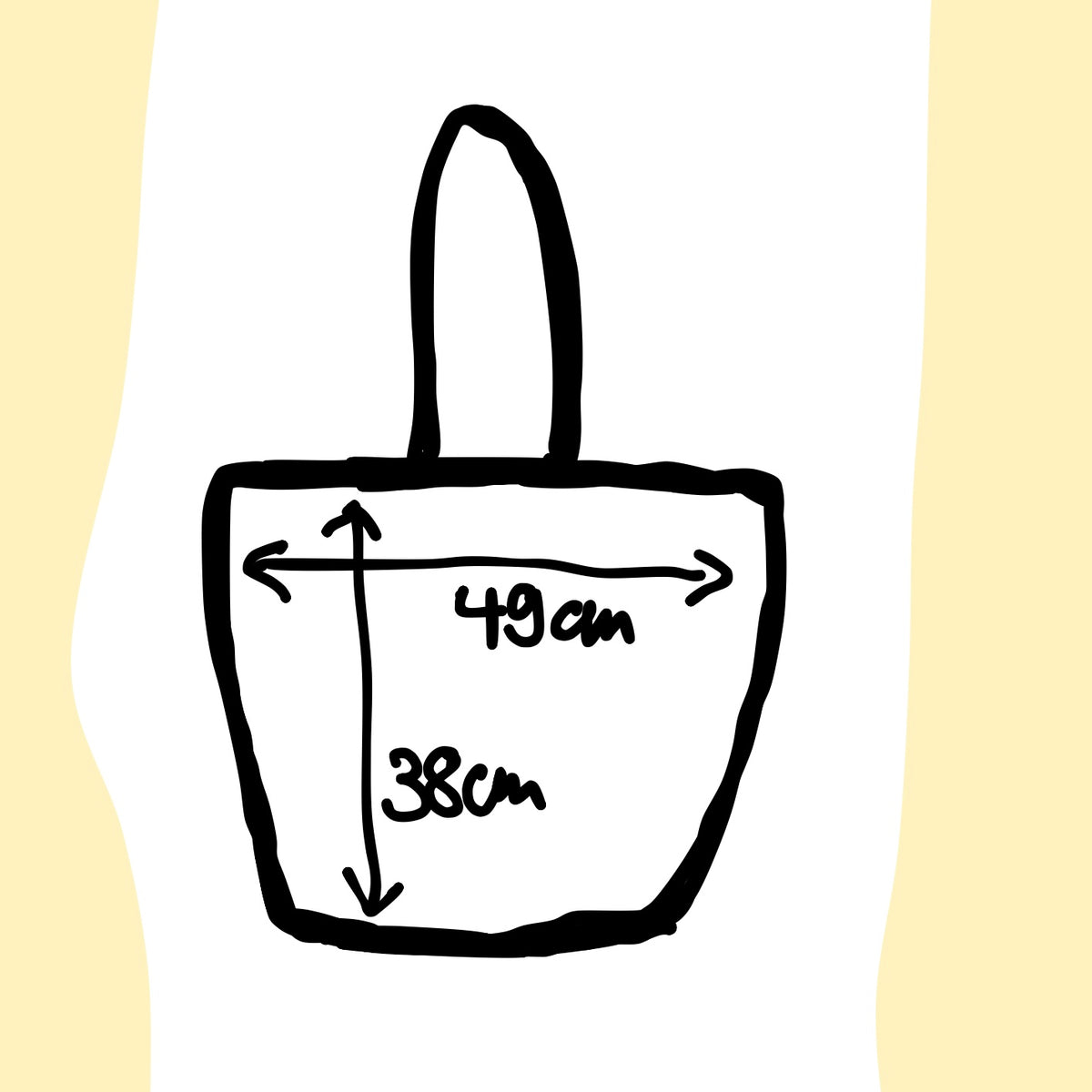 Sunny vibes Tasche: Landschaft in rosé