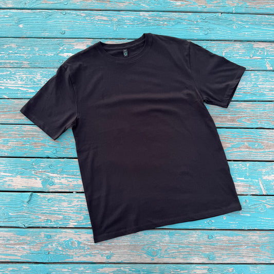 T-Shirt Schwarz: unbedruckt