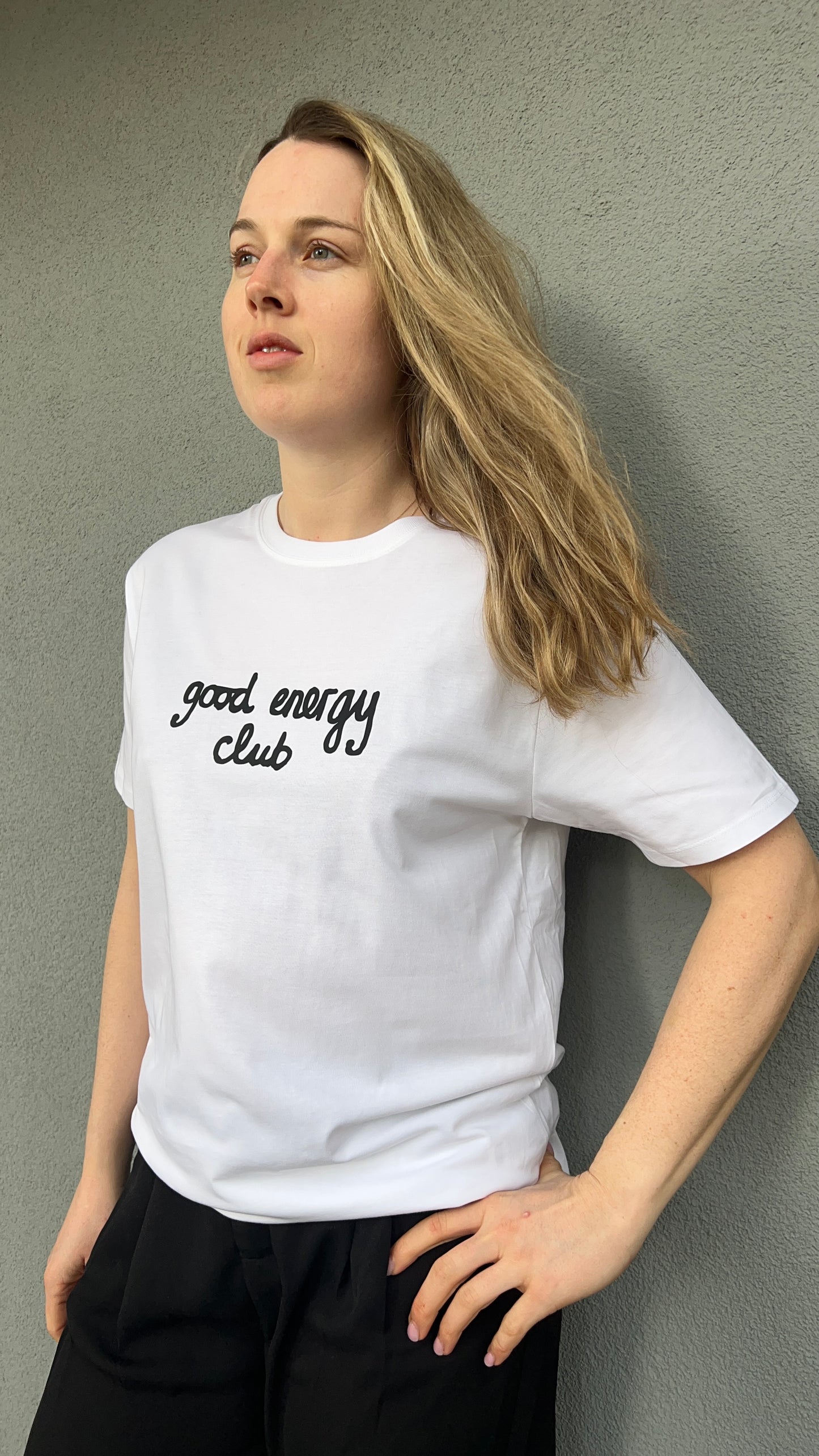 Inspirational T-Shirt: Good energy club
