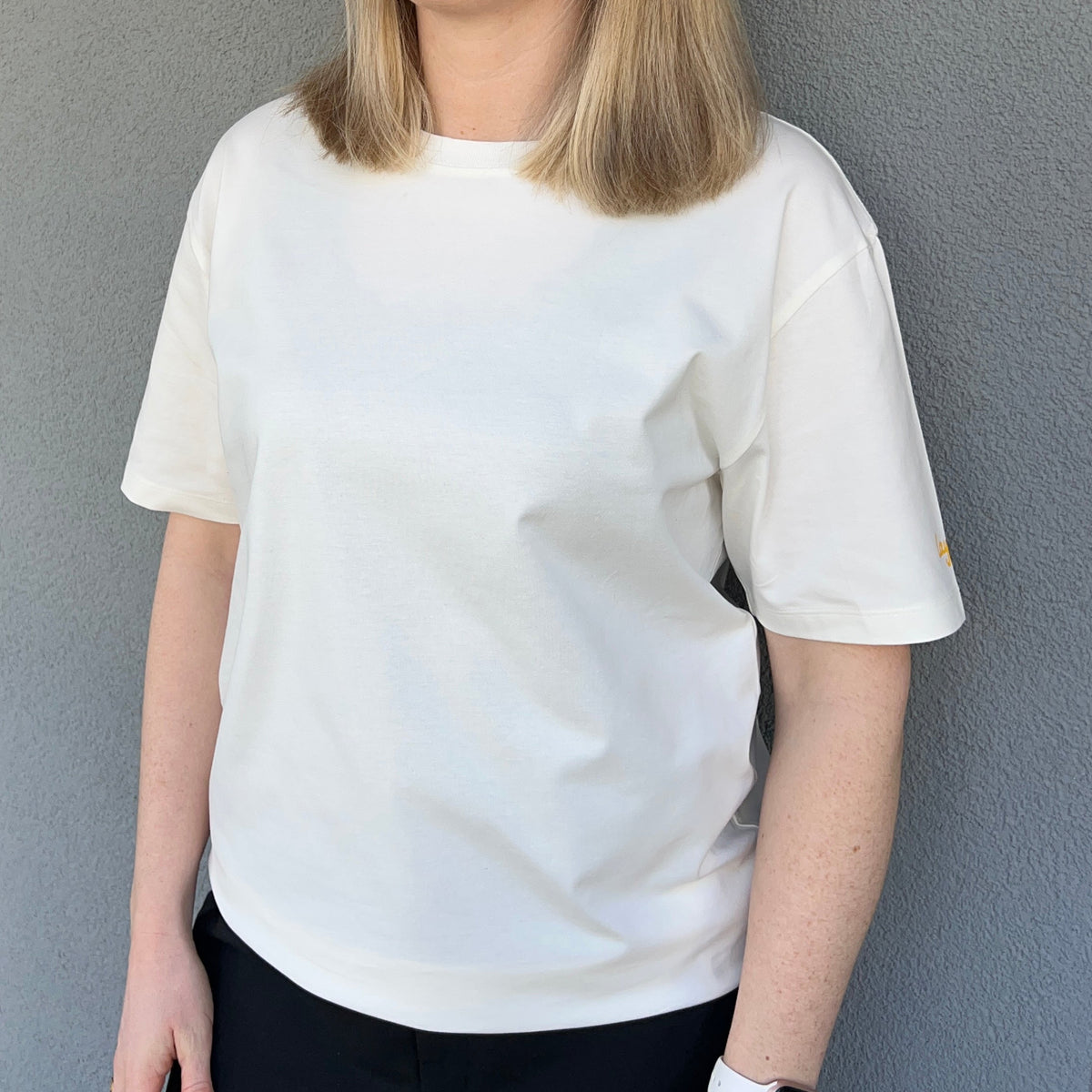 T-Shirt Faded White: unbedruckt